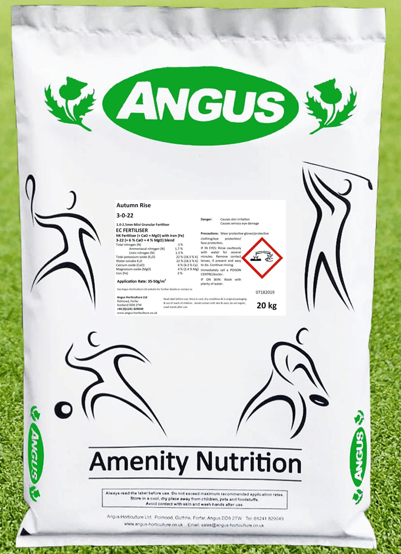 Autumn Rise 3-0-22 +4%MgO +3%Fe +6%CaO +Seaweed 20kg