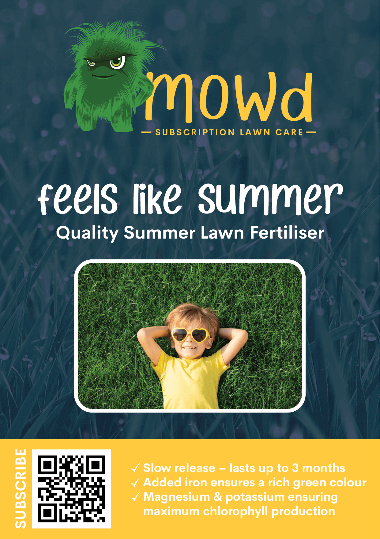 Mowd Feels like Summer - Summer Lawn Feed Front Label